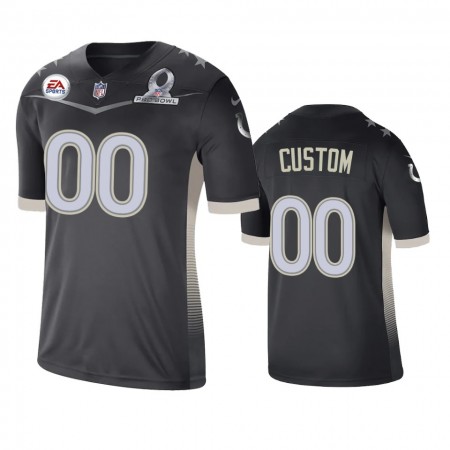 Camiseta Hombre NFL Indianapolis Colts Personalizar Game Anthracite 2021 AFC Pro Bowl